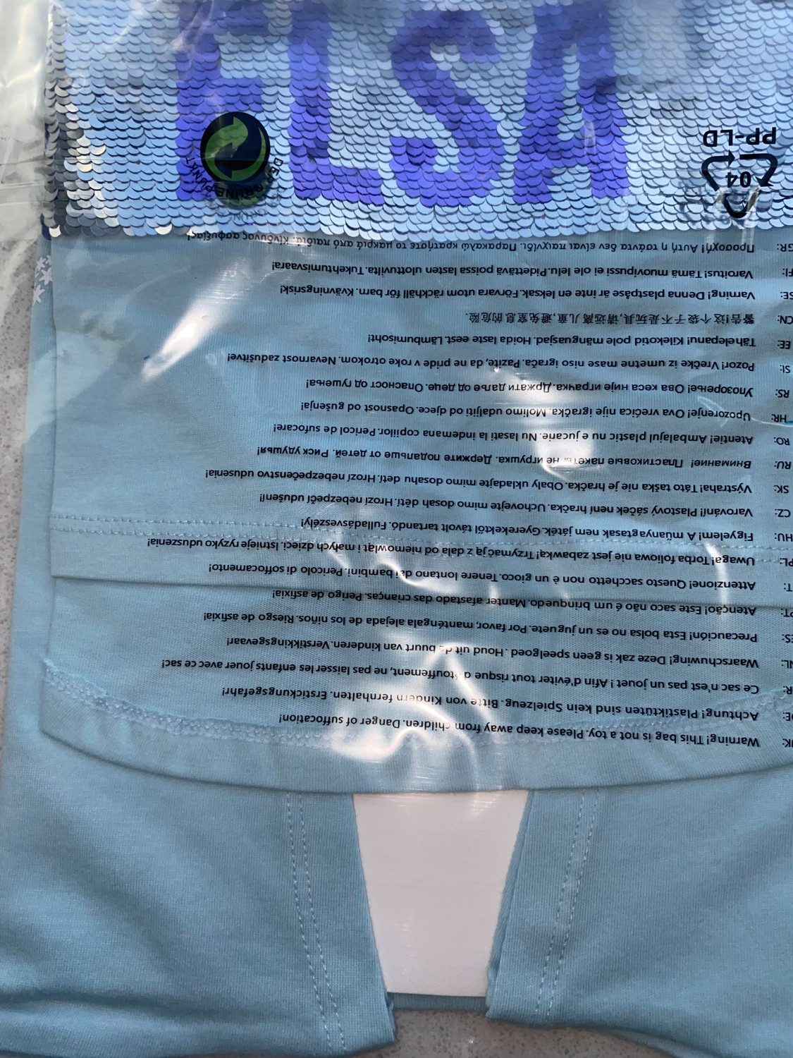 Disney Frozen Langarmshirt FROZEN Eiskönigin Anna + Elsa Wende Pailetten Longsleeve