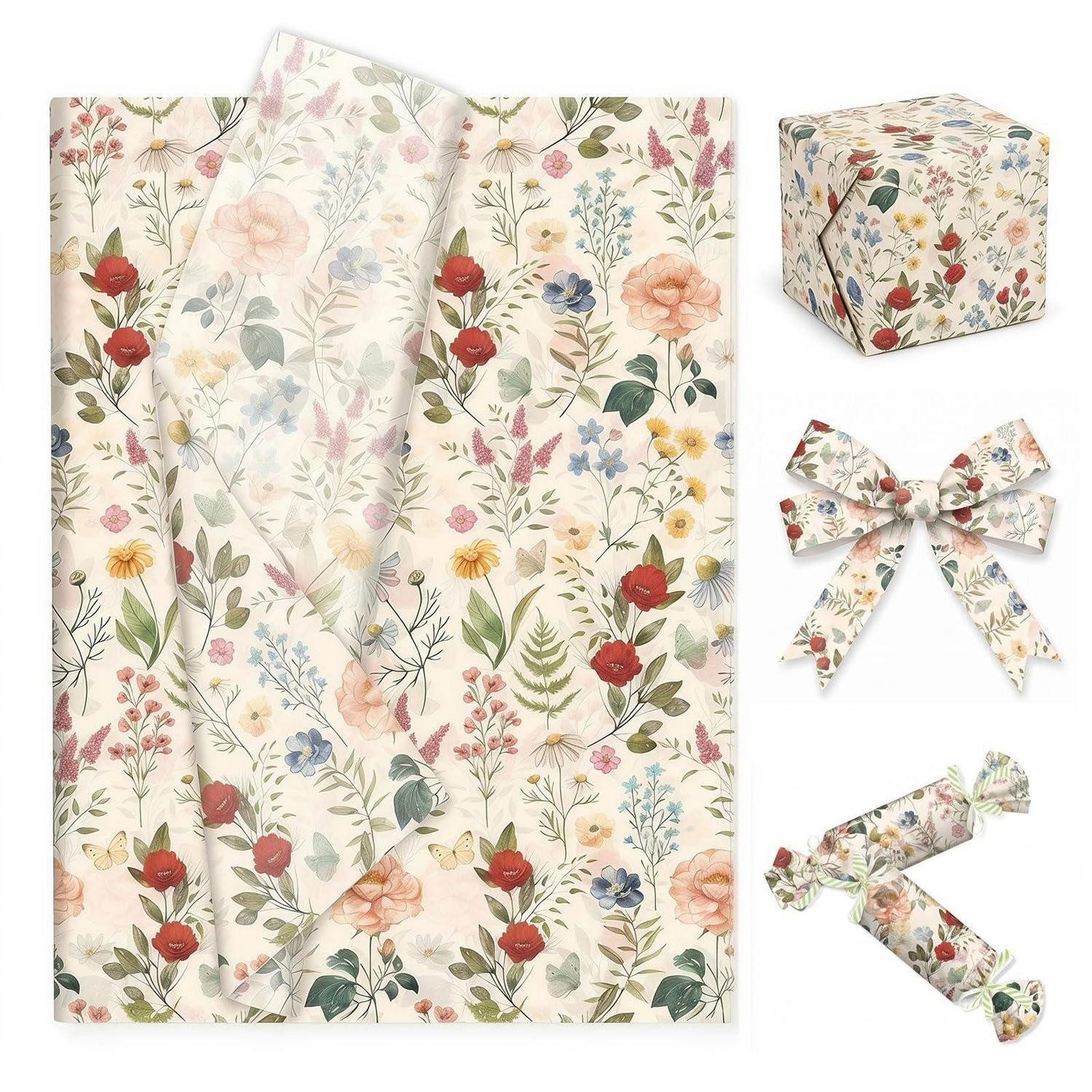 LuxusKollektion Seidenpapier Seidenpapier Rosa 100 Blatt 50x35 cm