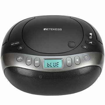 Retekess Funkgerät TR634 Tragbarer CDPlayer,Fernbedienung,MP3 AUX USB,für Ältere Menschen