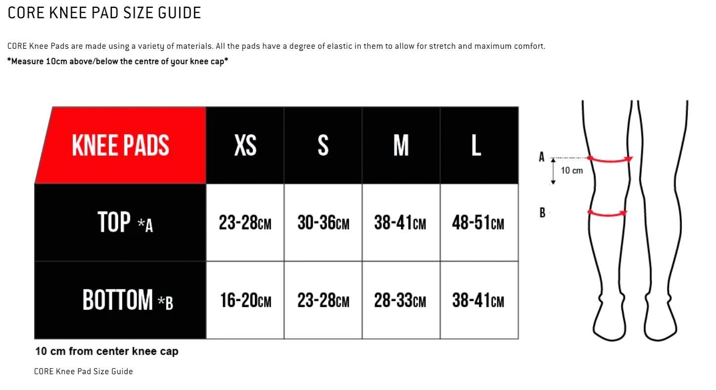 Core Action Sports Защитные-Set Core Protection Street Knee Pads Наколенник rot/schwarz XS