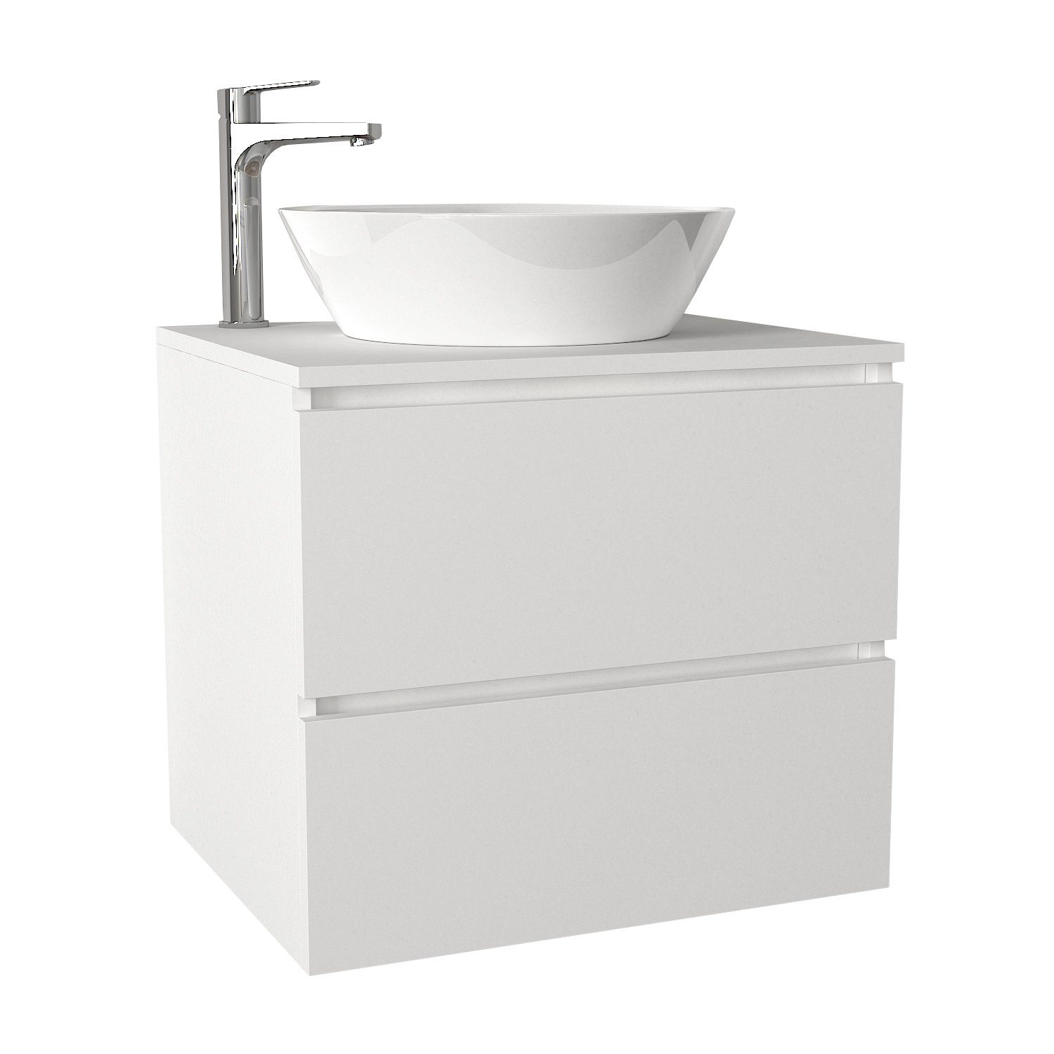 moebel17 Barschrank Waschbeckenunterschrank Hängend Carmita Weiß (Einzelmöb günstig online kaufen