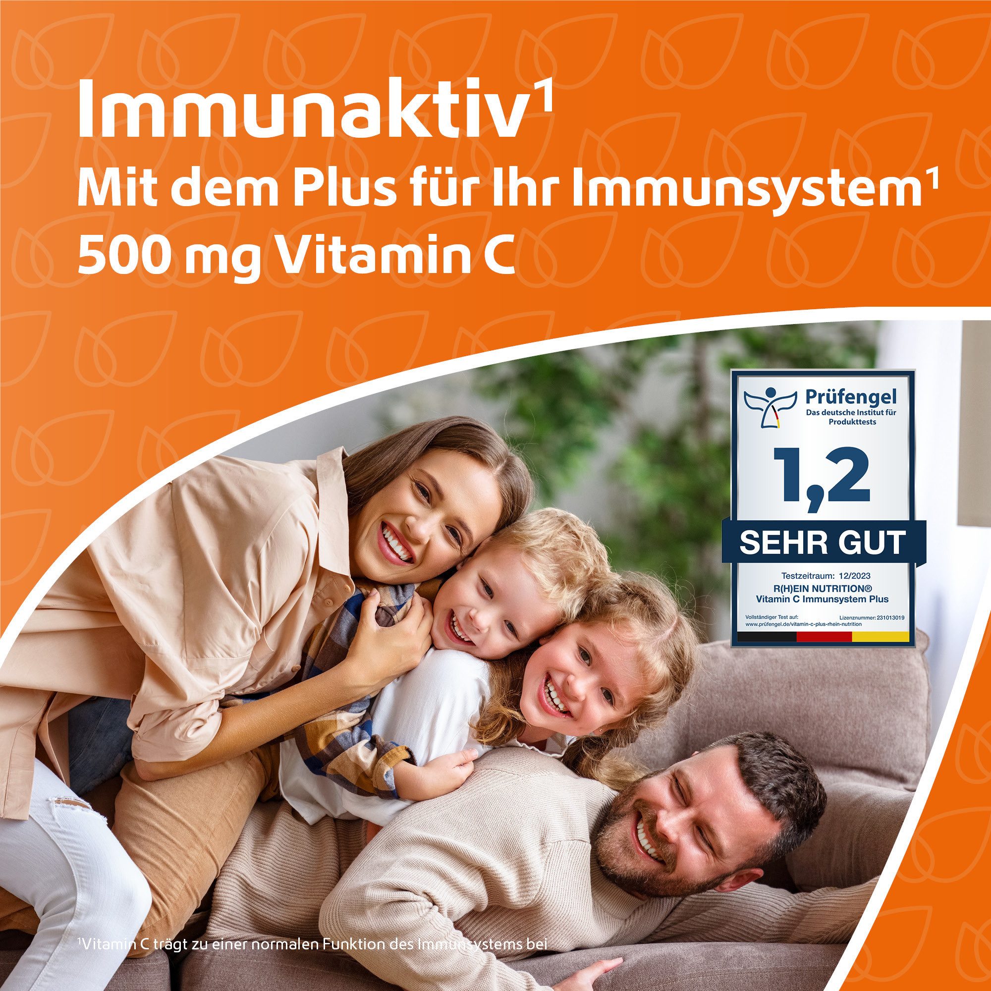 R(h)ein Nutrition Vitamin C Immunsystem Plus Kapseln, 120 St., 83.4 g