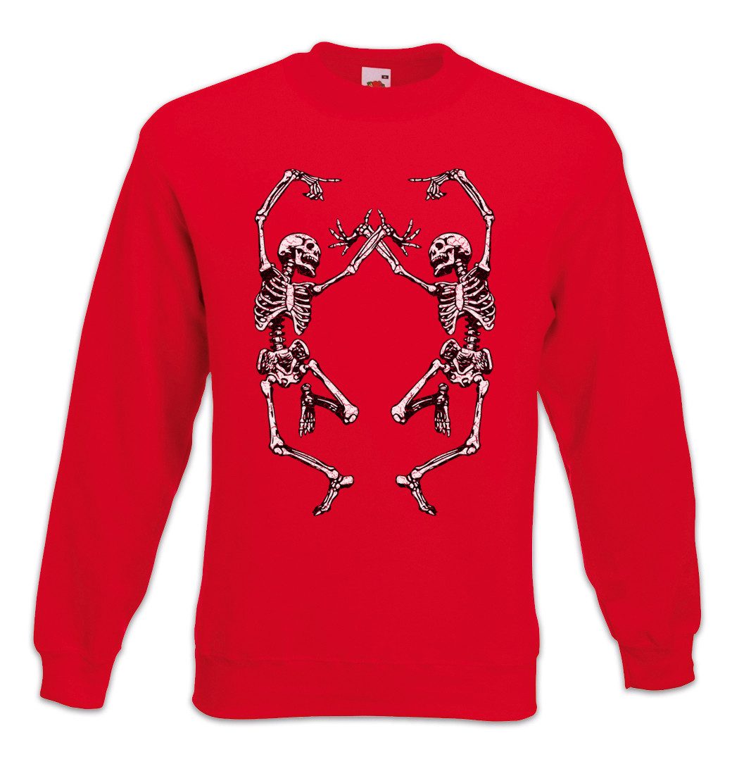 Sweatshirt Dancing Skeletons Sweatshirt Skull Skeleton Grim Reaper Schädel