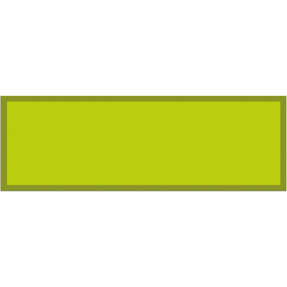 Fußmatte Türmatte Hell-grün in 50x150 cm als Fussabtreter Sauberlaufmatte, matches21 HOME & HOBBY, rechteckig, Höhe: 5 mm, Rutschfester Türvorleger für innen als waschbare Schmutzfangmatte