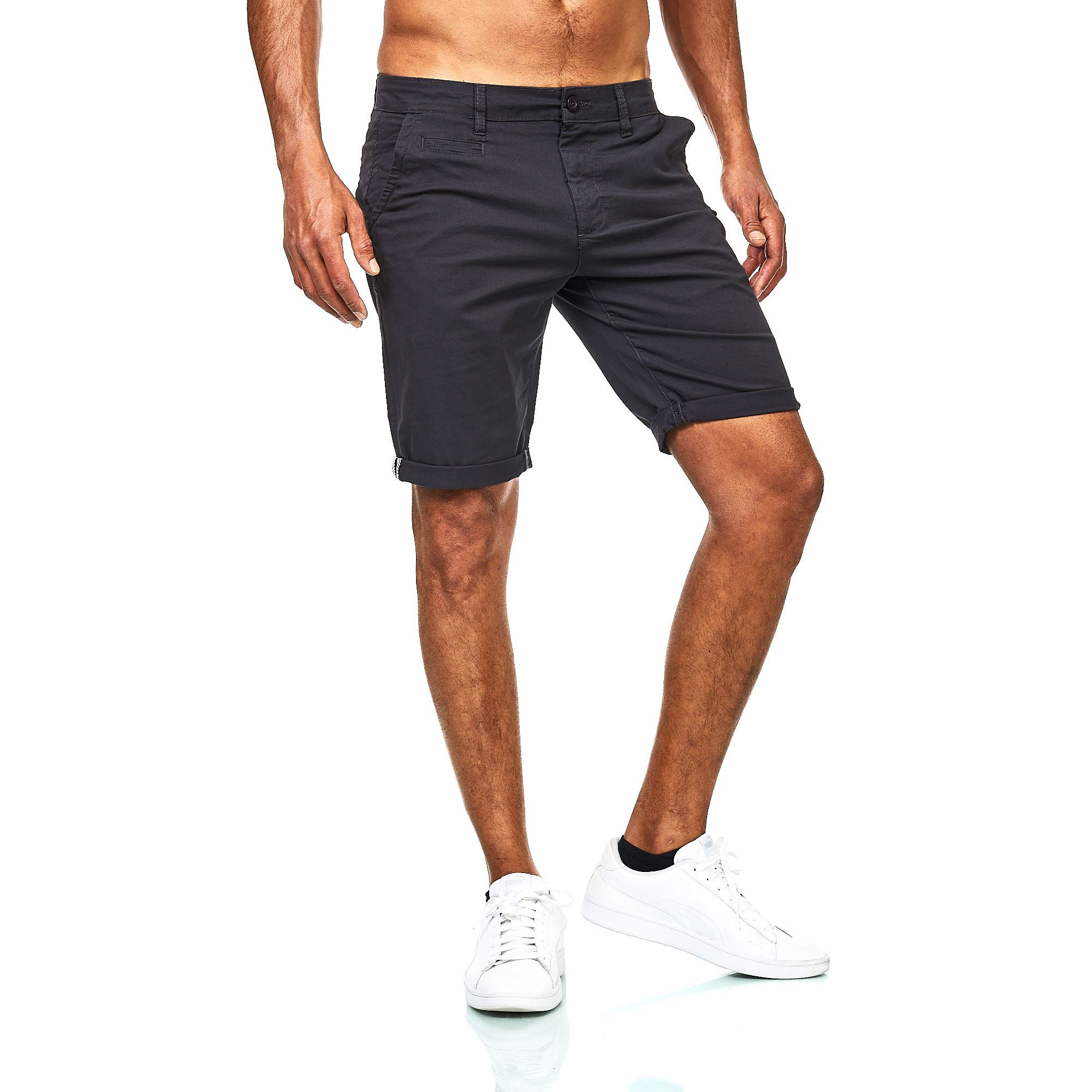 D'MARO Chinoshorts Kurze Hosen Herren - Shorts Männer - Sommer-Hose Elastha günstig online kaufen