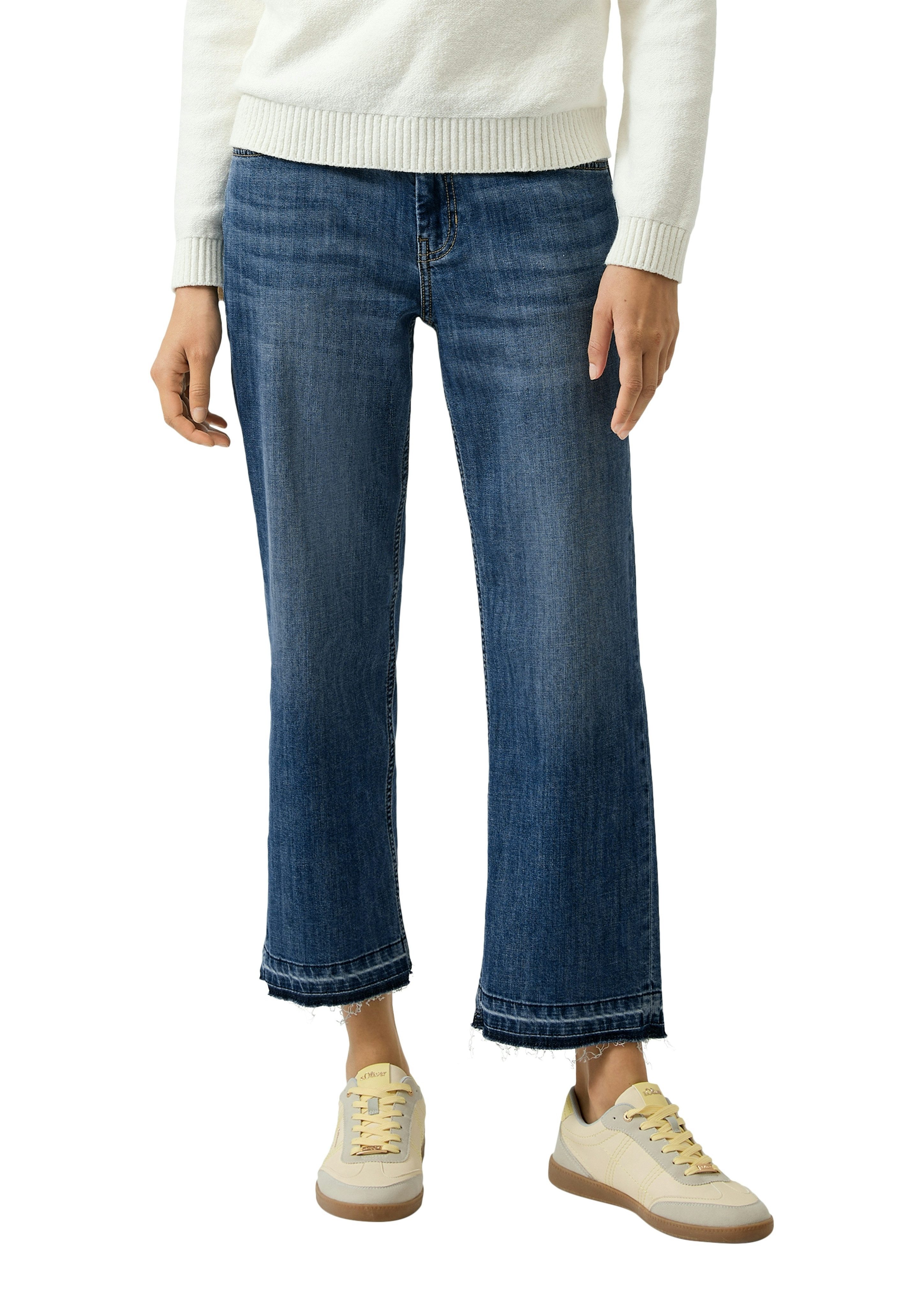 s.Oliver 5-Pocket-Jeans 7/8 Länge mit Stretch