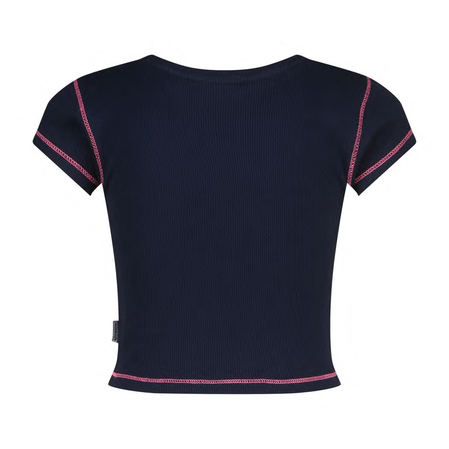 Vingino T-Shirt Basic Crop Rib Tee