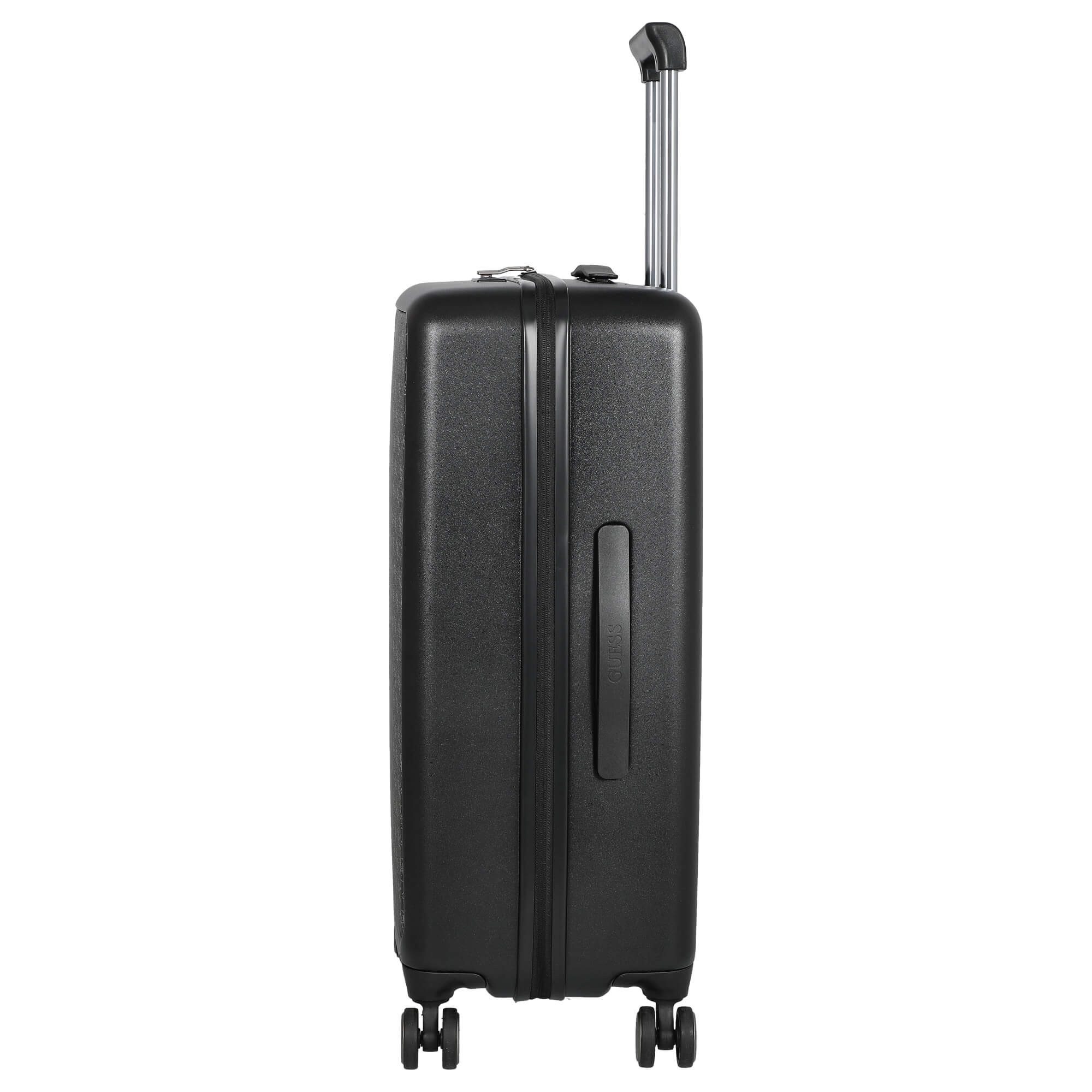 Guess Koffer Verona - 4-Rollen-Trolley M 67 cm (dark black), 4 Rollen