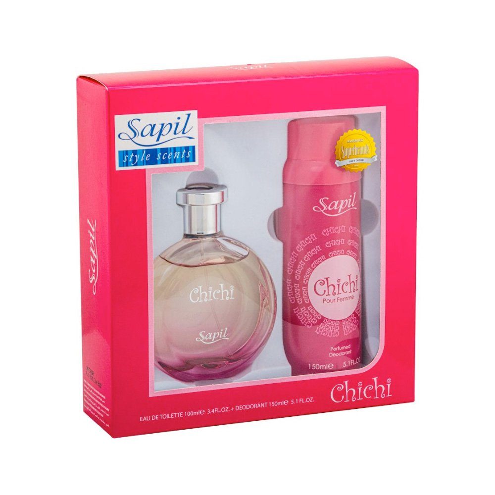 Sapil Duft-Set Sapil Chichi EDT 100ml + Deodorant 150ml Geschenkset