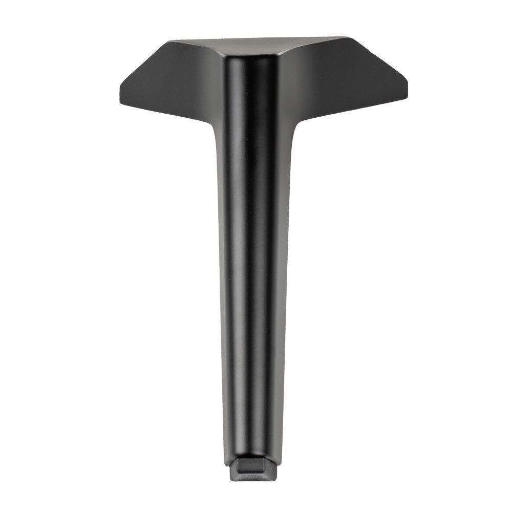 Prima-Online Möbelfuß Möbelfuß 180 mm Metall schwarz matt – Sofa Bein, Tischbein, Bettfuß, (4-St) – Bild 4 von 4