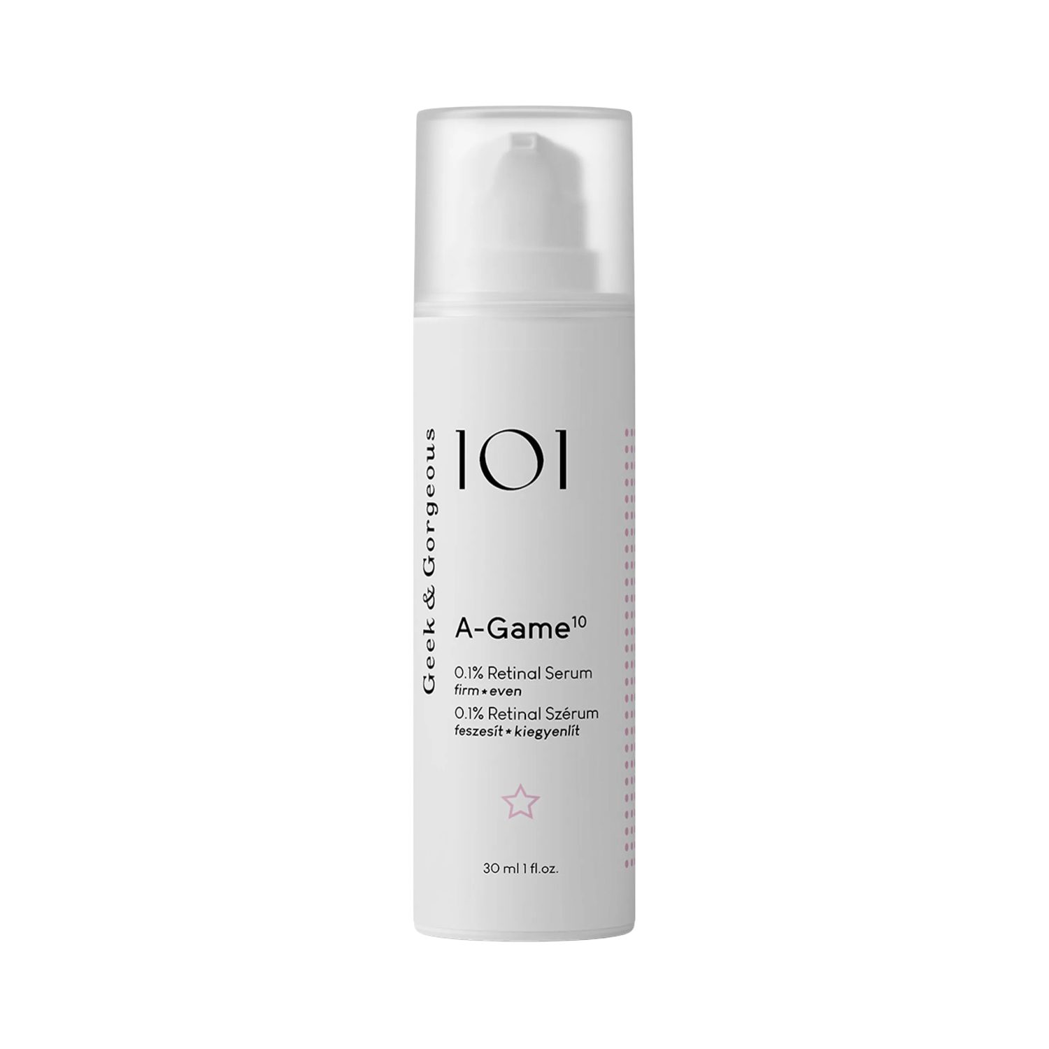 Geek & Gorgeous Gesichtsserum Geek & Gorgeous 101 A-Game - 10 0.1% Retinal Serum
