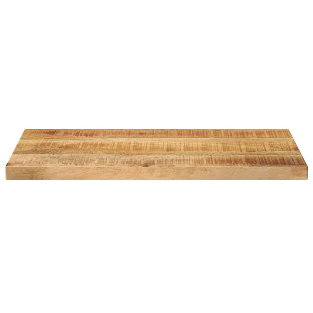furnicato Tischplatte 40x20x2,5 cm Rechteckig Raues Massivholz (1 St)