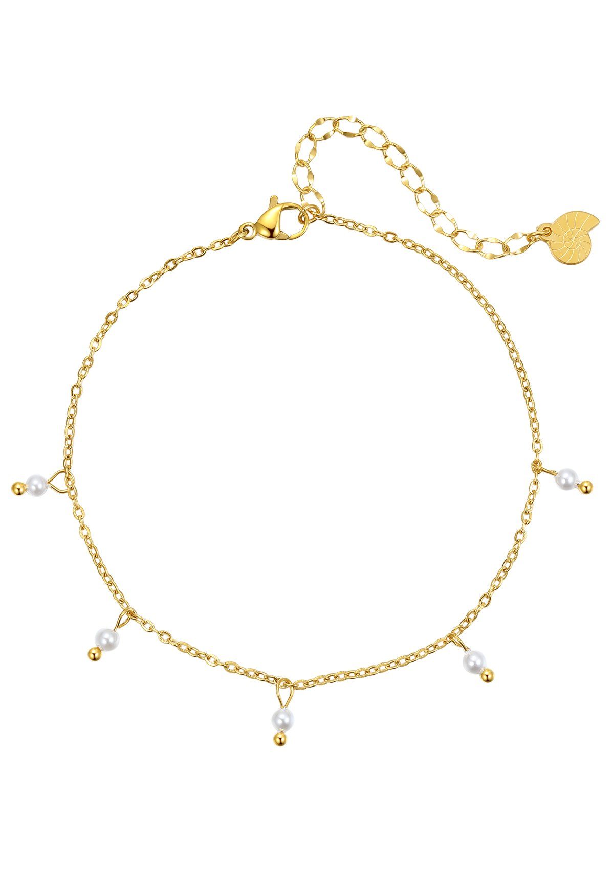 Hey Happiness Fußkette mit Anhänger Perlen, günstig online kaufen