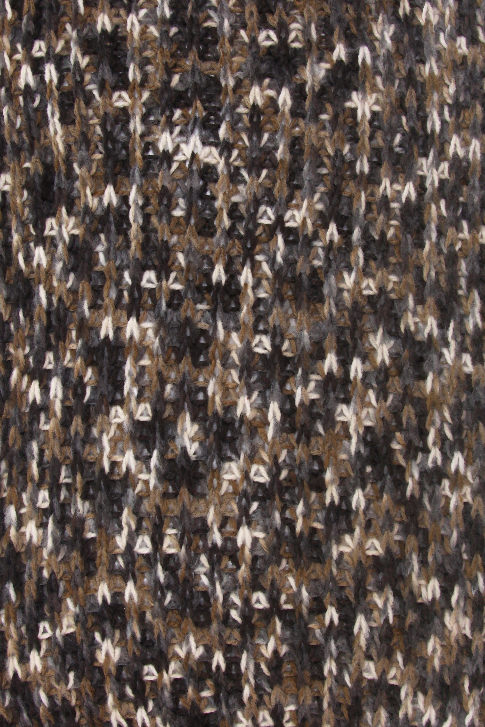 COLLEZIONE ALESSANDRO Wollschal Lanea, (1-St), grob gestrickt mit Fransen