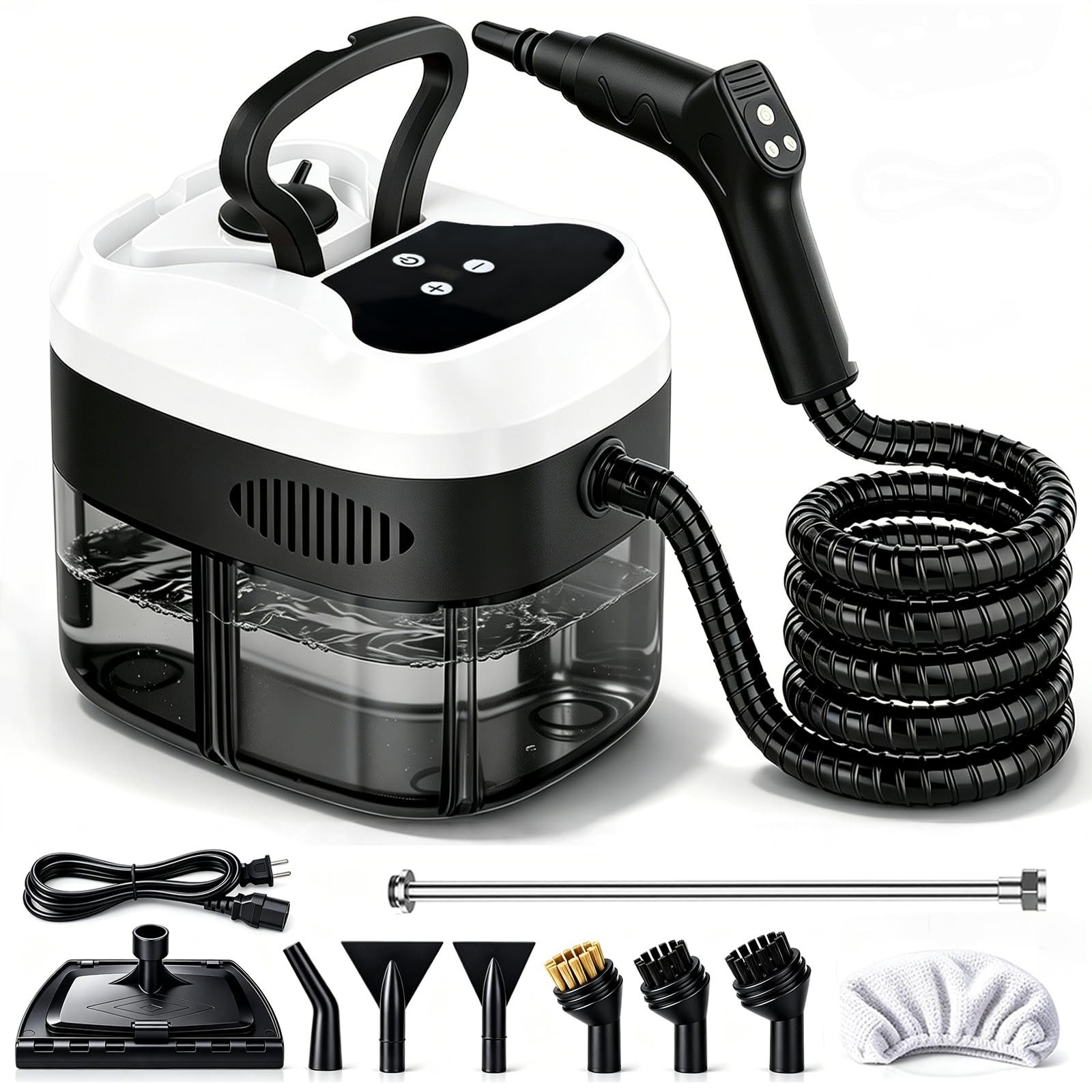 YADIMI Handdampfreiniger 1800W Tragbarer Dampfreiniger mit 1600 ml Wassertank