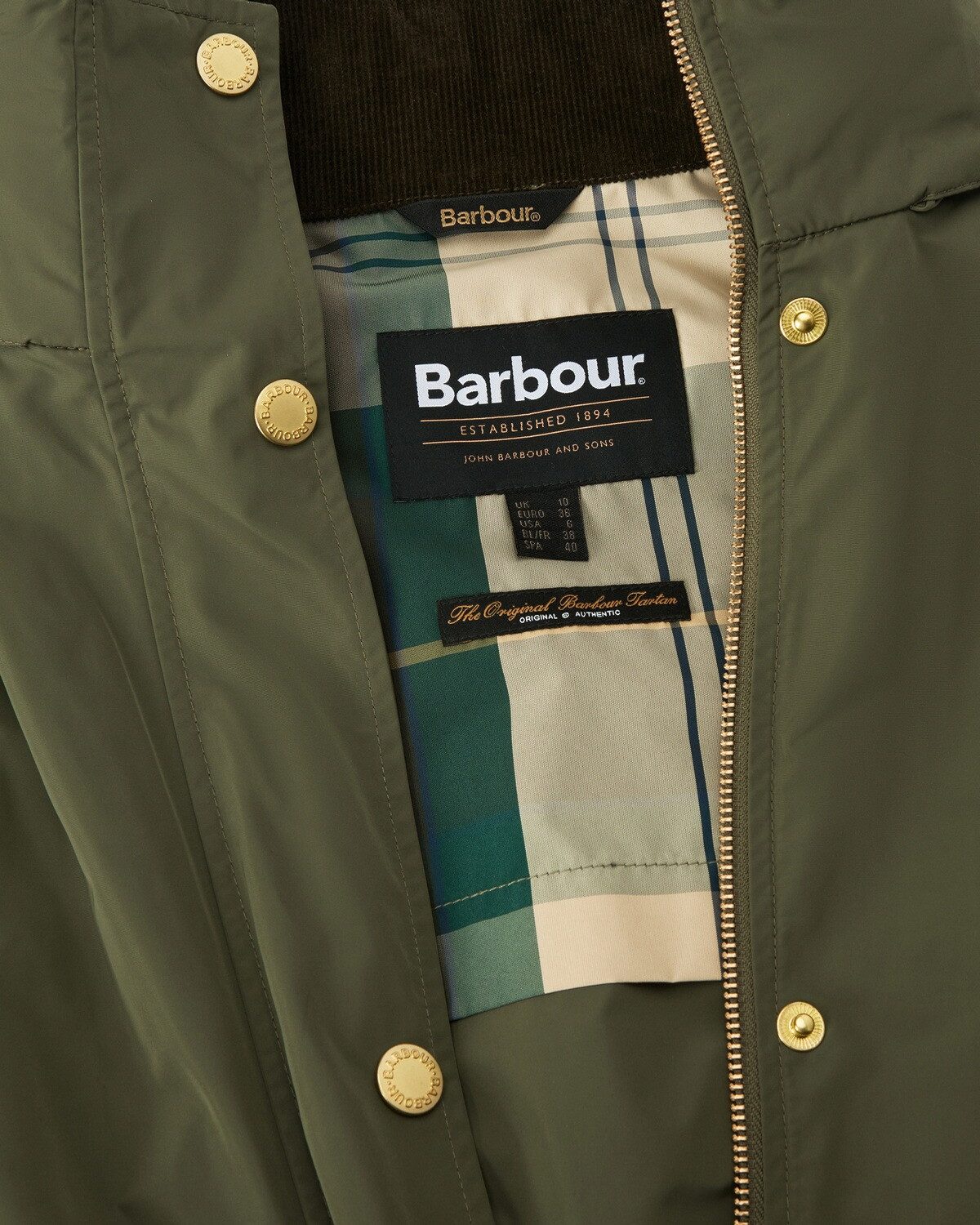 Barbour Funktionsmantel Mantel Rowton Showerproof Wasserabweisend