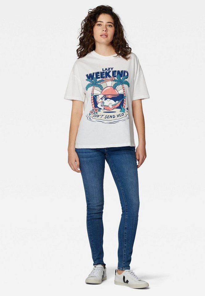 Mavi Rundhalsshirt LAZY WEEKEND GRAPHIC T-SHIRT T-Shirt mit Print