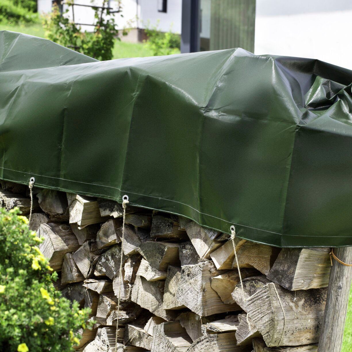 Windhager Schutzplane LIGHT, LxB: 6x4 m, Bändchen-HDPE-Gewebe,widerstandsfähig gegen Witterung