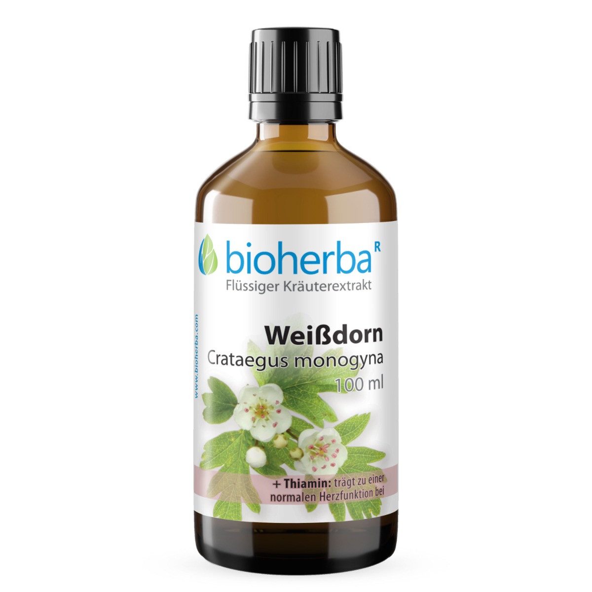 BIOHERBA R Bioherba Weissdorn Crataegus monogyna Tropfen Tinktur 100 ml Glasflasche, 1 er