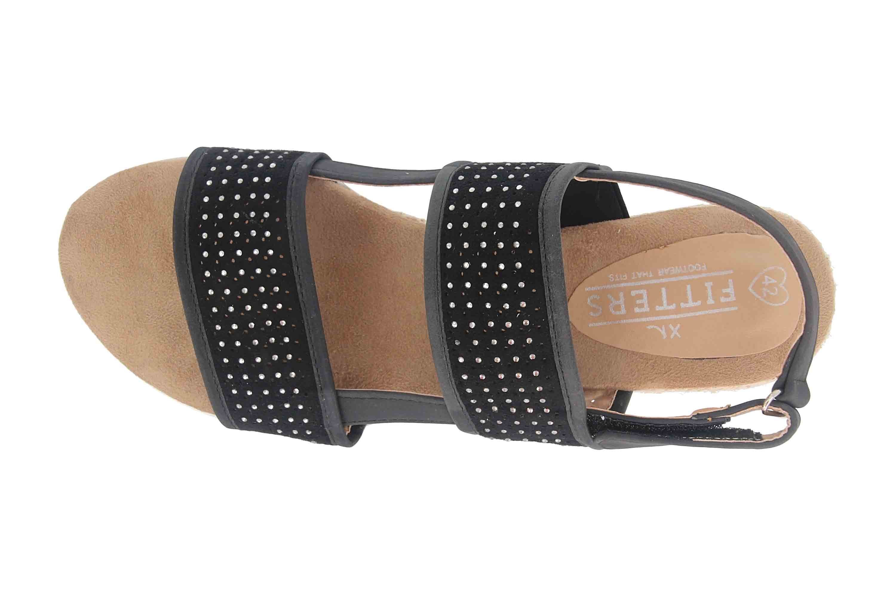 Fitters Footwear Black Sandale 2.133006