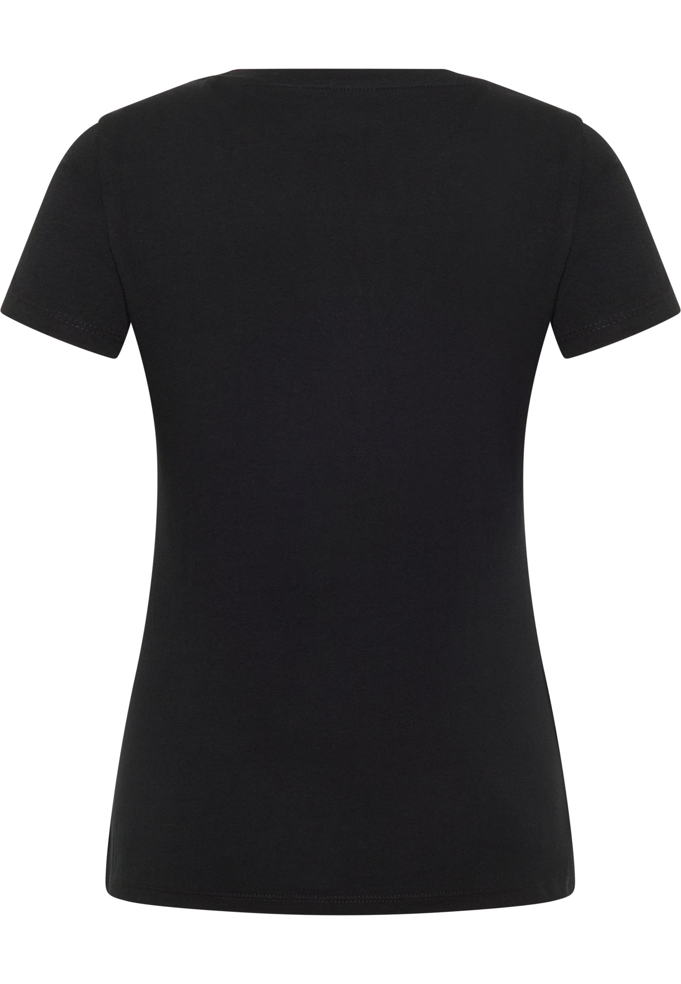 MUSTANG T-Shirt MU-Loa Figurbetonende Passform