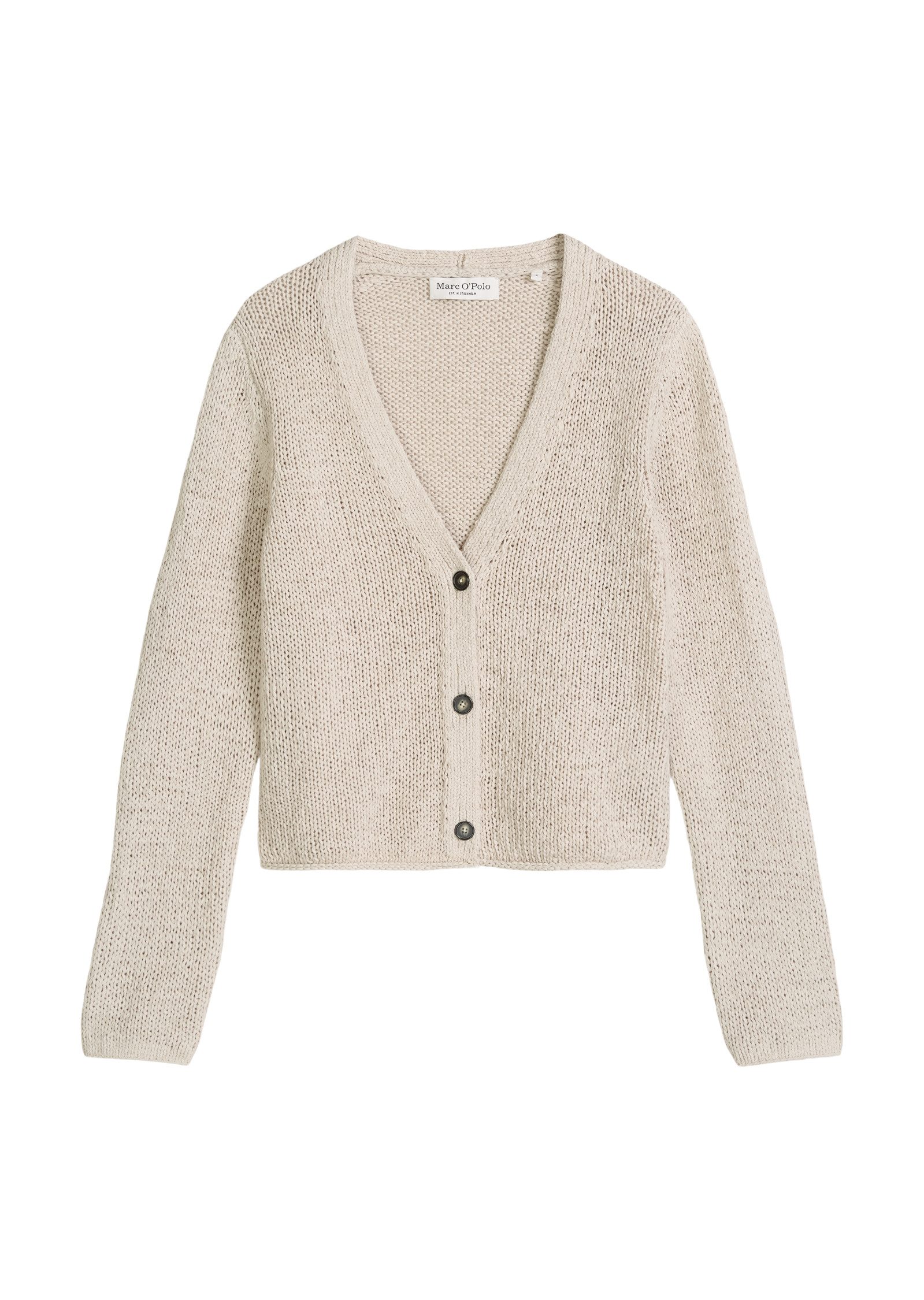 Cardigan aus Bändchengarn