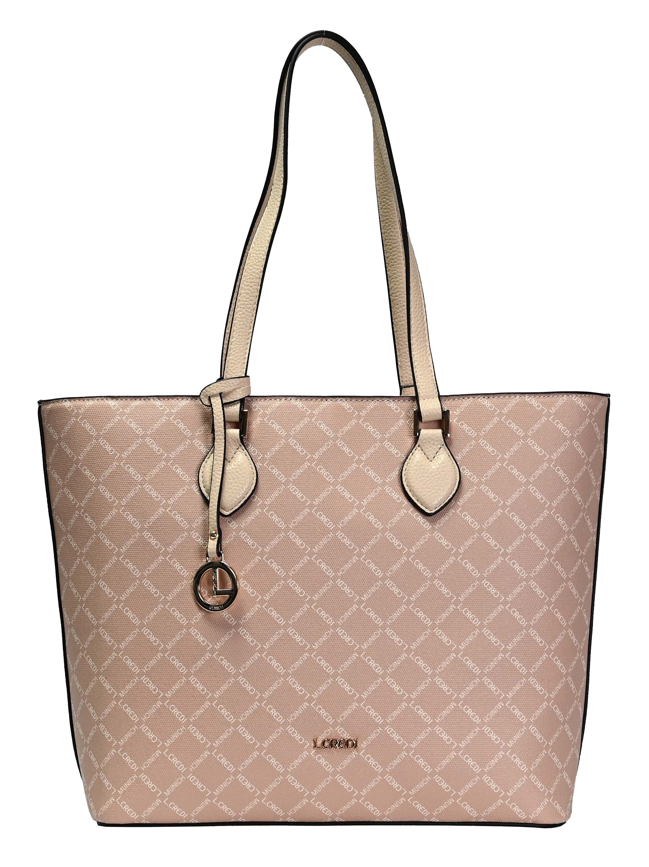 L. CREDI Сумки для покупок L.CREDI-Damen-Shopper-FILIBERTA new white-sand (1-tlg)