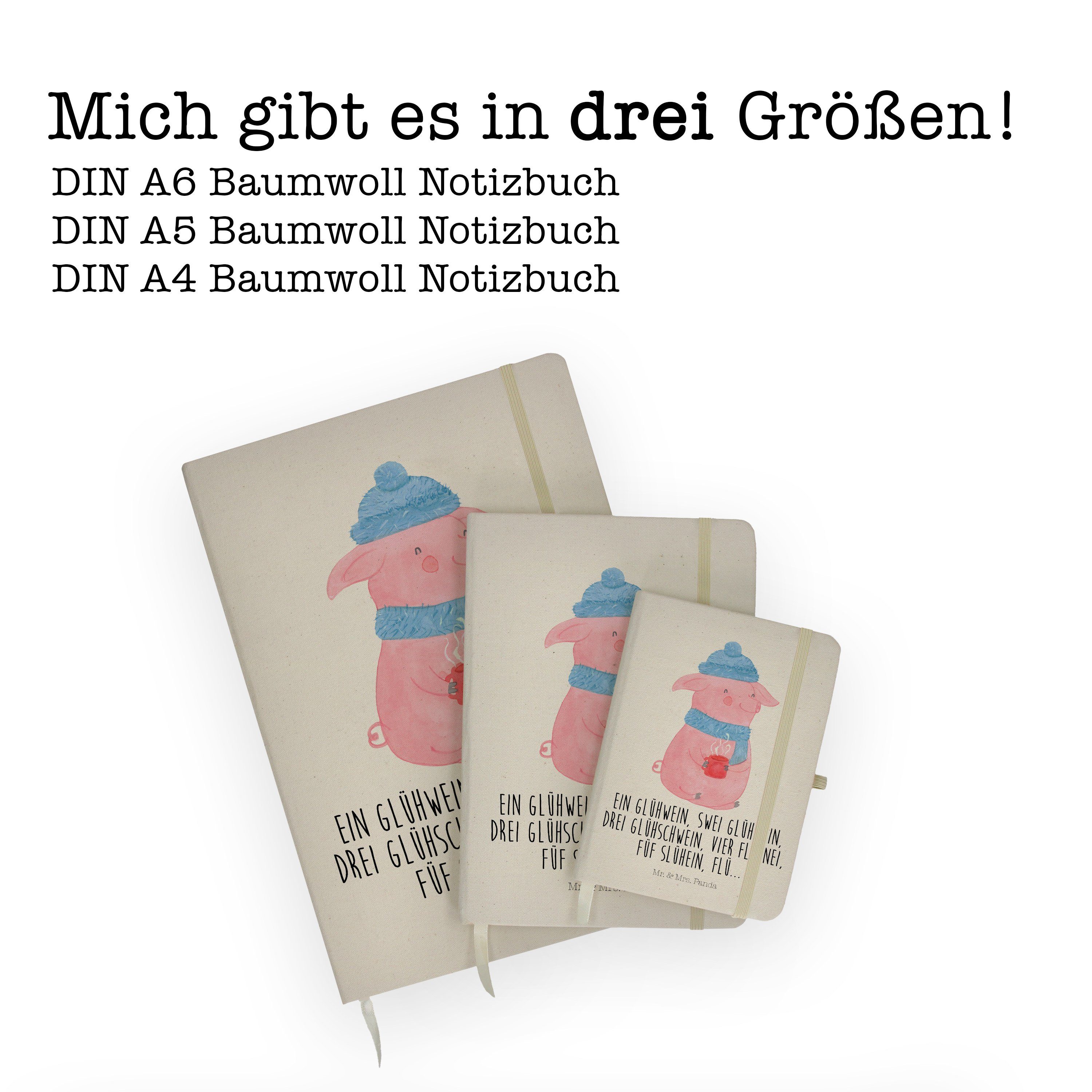 & Glühschwein Mr. - Mrs. Mr. Mrs. Lallelndes - Notizbuch Ein Panda Spruch, Panda & Geschenk, Transparent Notizen,