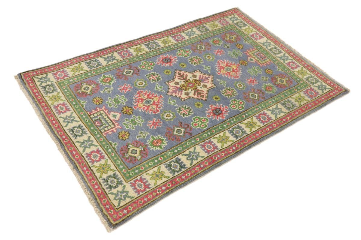 Trading, Orientteppich, Orientteppich 5 Kazak mm Handgeknüpfter Höhe: 85x125 rechteckig, Nain