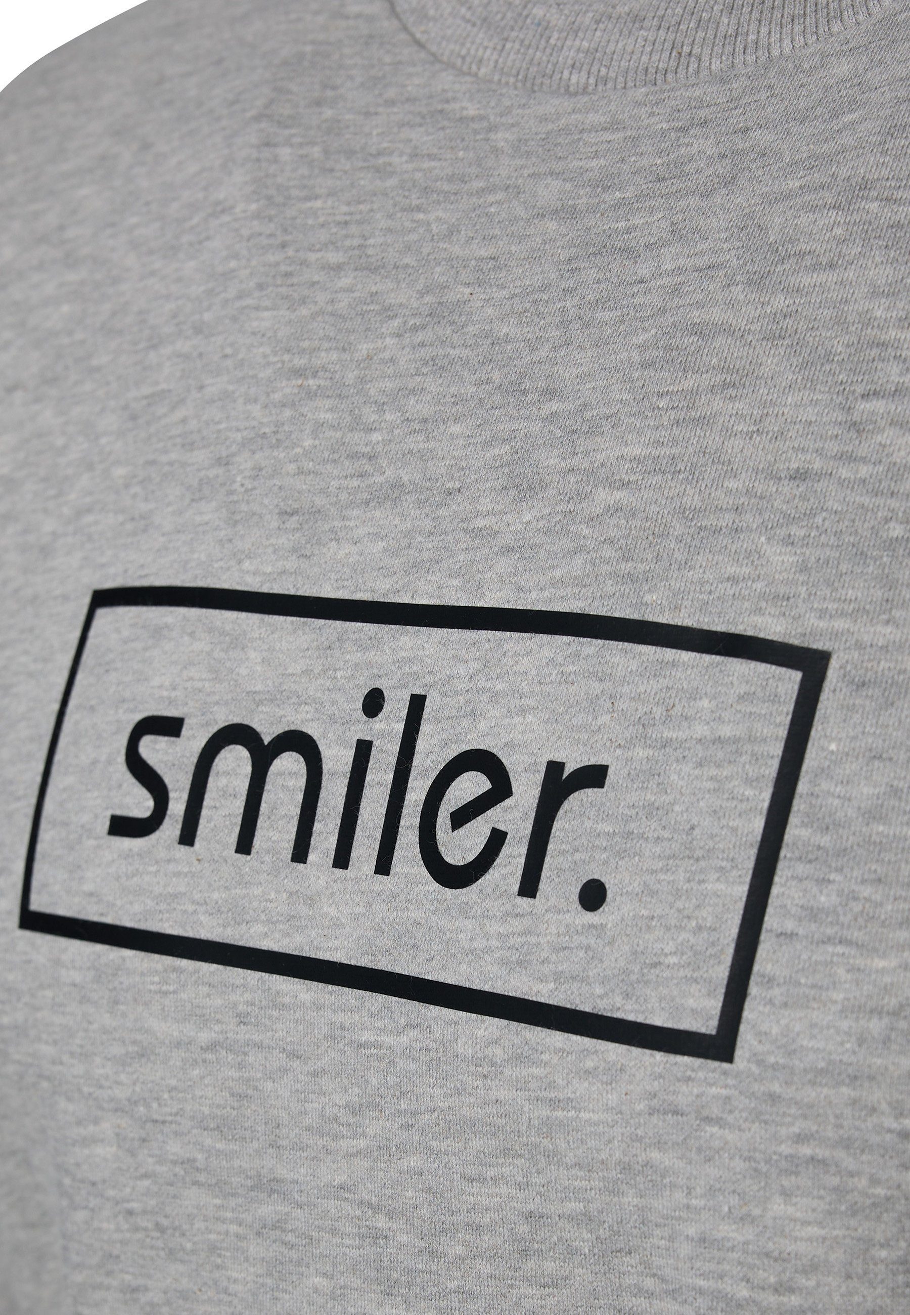 GRAU Cuddle. smiler. Fleecepullover