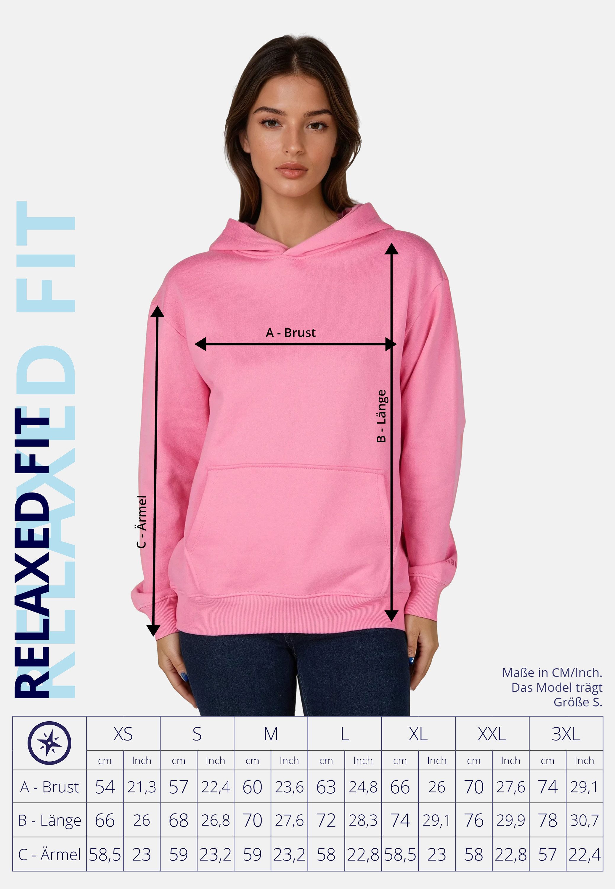 salzhaut Hoodie TIEREN Damen Oversized Damen Kapuzenpullover– lässig, frisch und nordisch charmant!