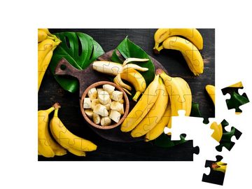 puzzleYOU Puzzle Köstliche süße Bananen, 48 Puzzleteile, puzzleYOU-Kollektionen Obst, Essen und Trinken