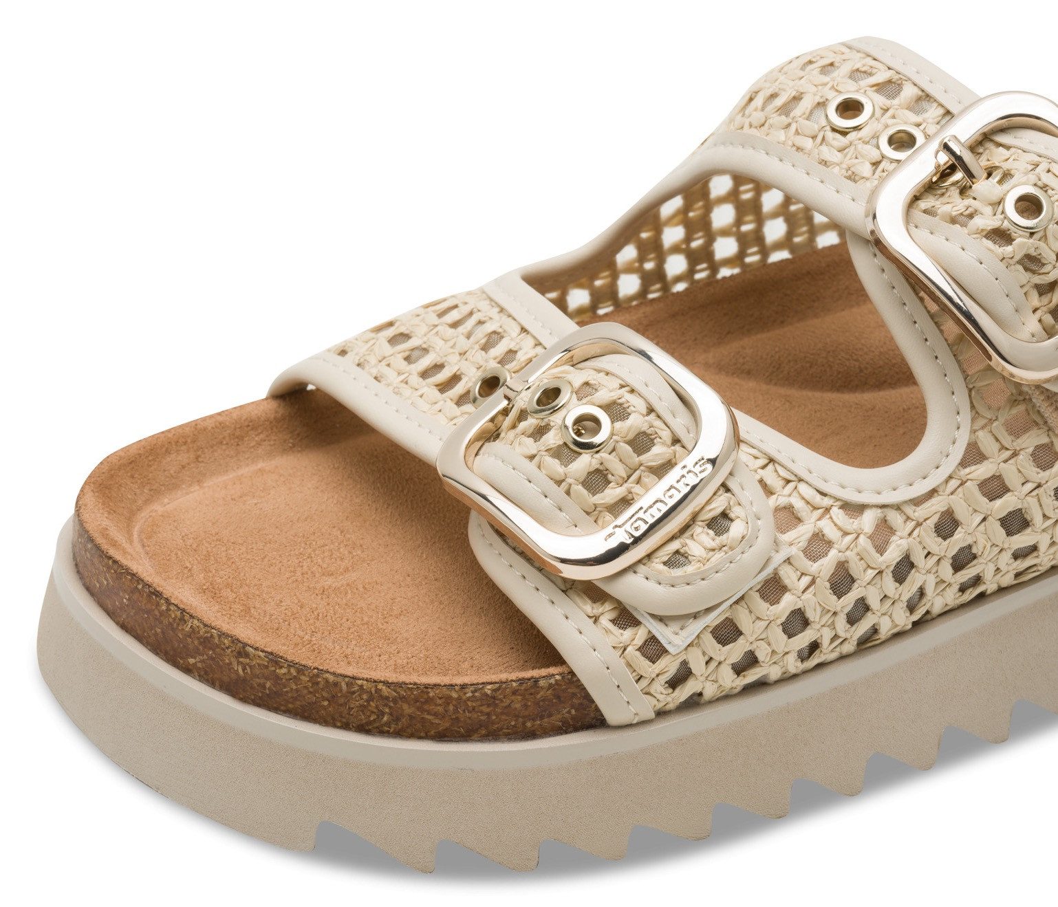 Tamaris Pantolette Sommerschuh, Schlupfschuh in veganer Verarbeitung