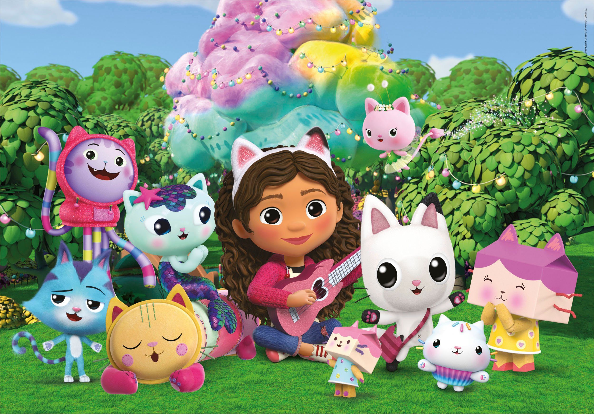 Clementoni® Puzzle Supercolor, Maxi Gabby's Puppenhaus - mit 24 Maxi-Teilen günstig online kaufen