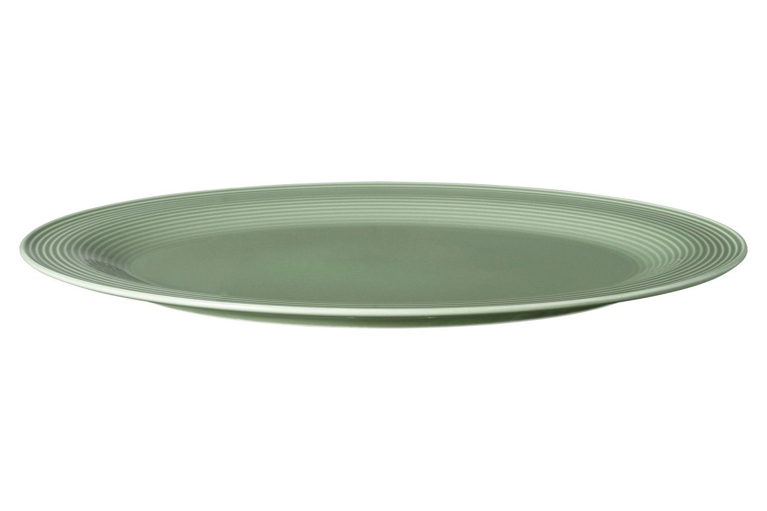 Seltmann Weiden Servierplatte Servierteller BEAT, Salbeigrün, B 35 x T 28 cm, Porzellan