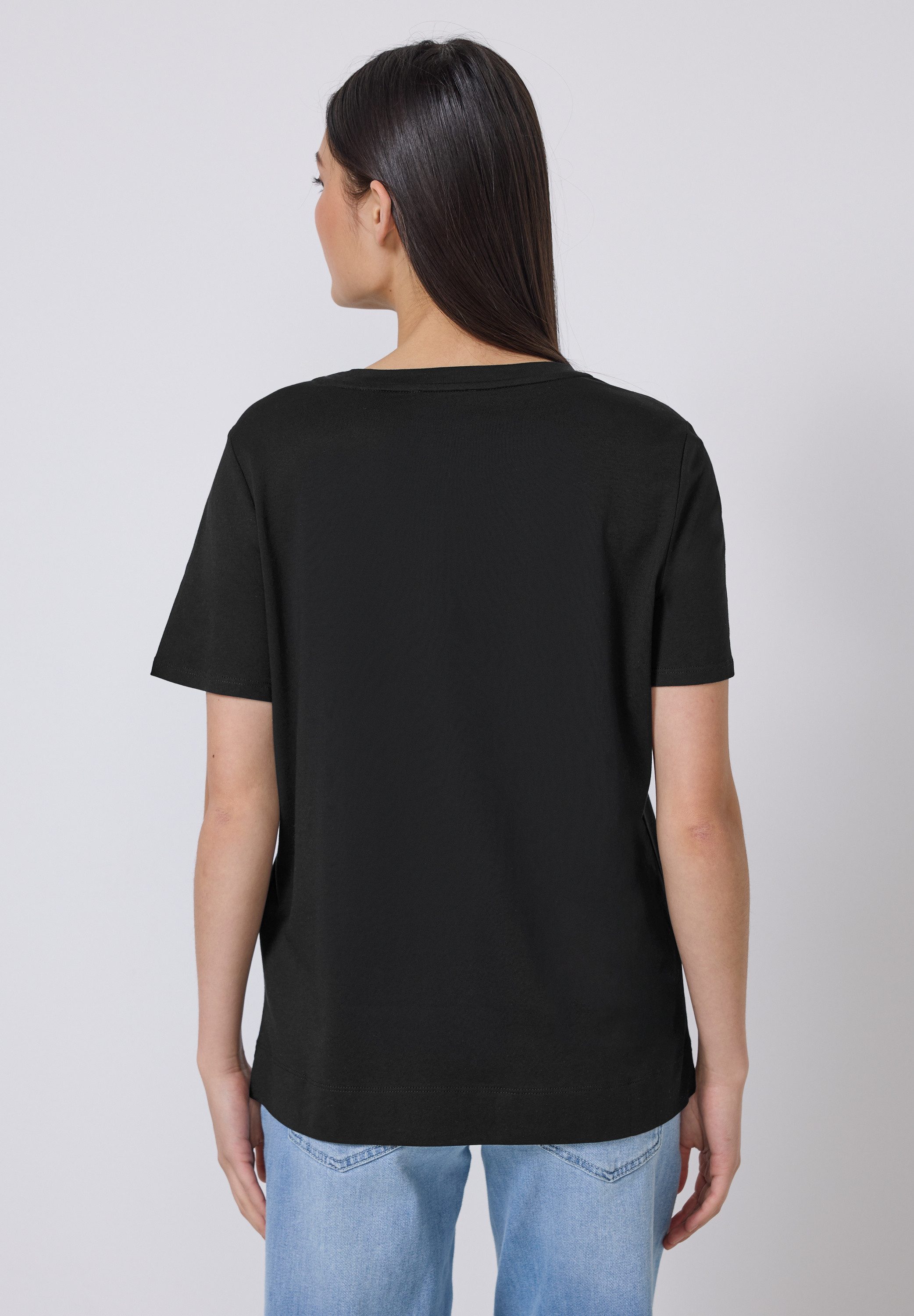 STREET ONE STUDIO T-Shirt im soften Baumwoll-Mix