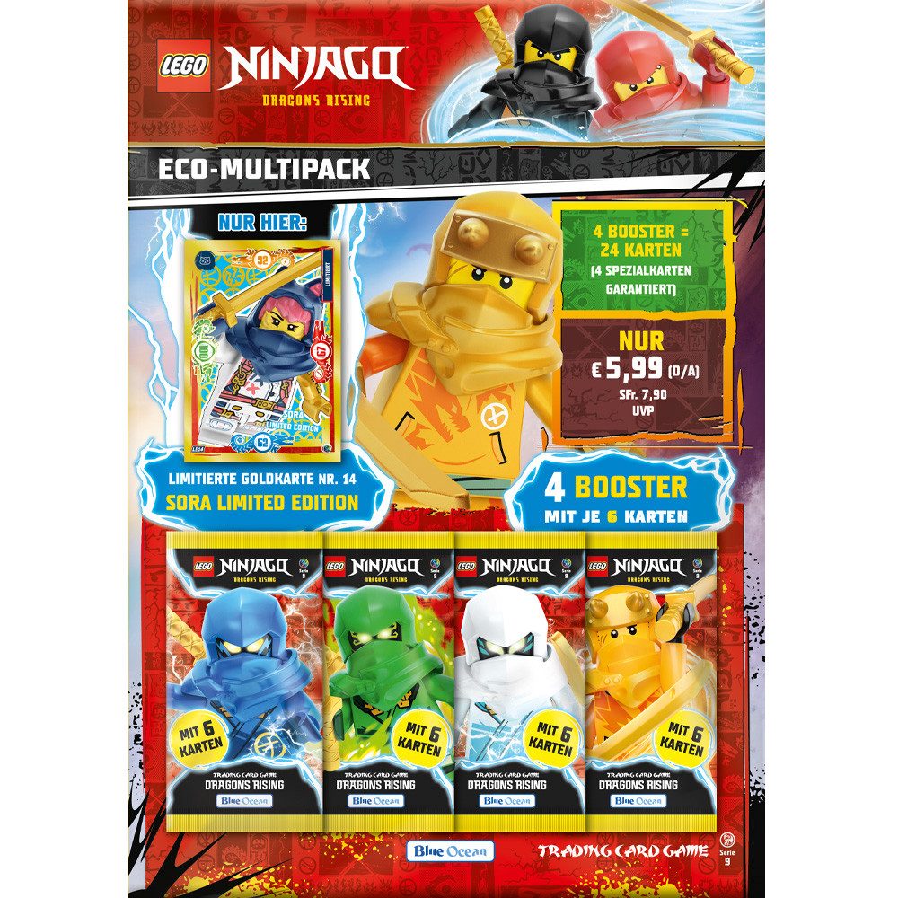LEGO® Sammelkarte LEGO Ninjago Serie 9 Trading Cards - 1 Multipack (zufälli günstig online kaufen