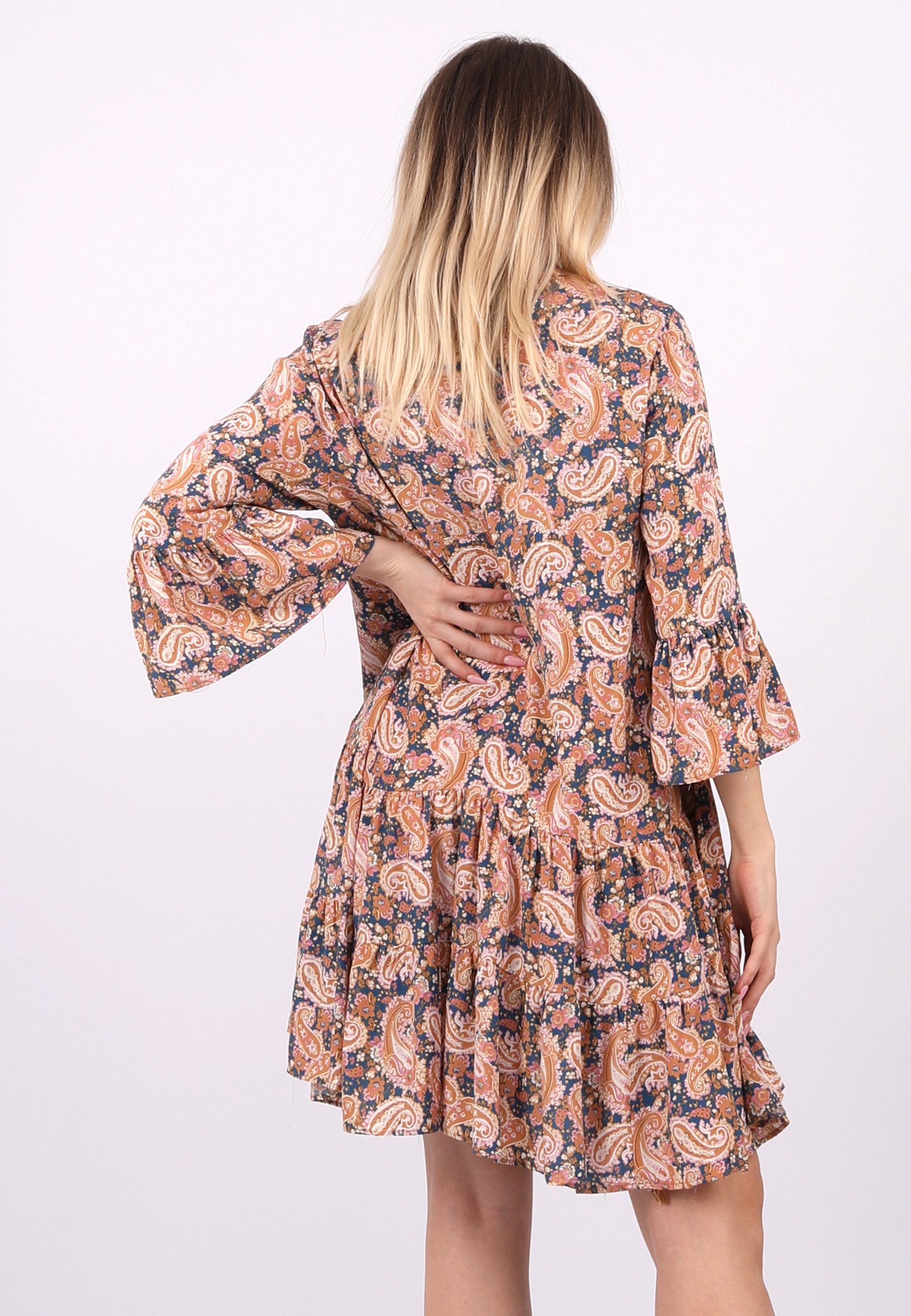 YC Fashion & Style Tunikakleid mit Paisley-Print – Boho-Chic für jeden Anlass Alloverdruck