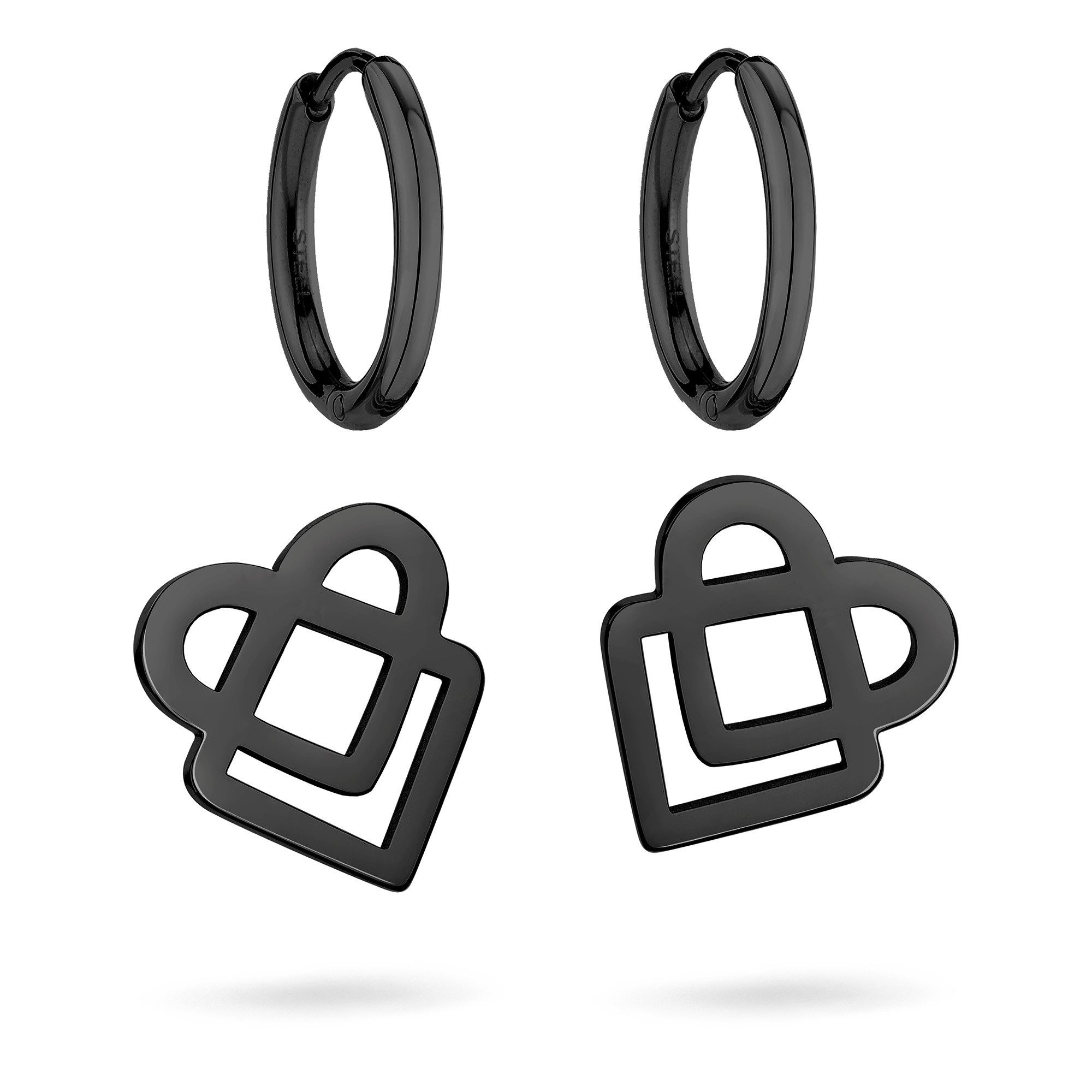 Liebeskind Berlin Paar Ohrstecker Icon Edelstahl – Bild 3 von 3