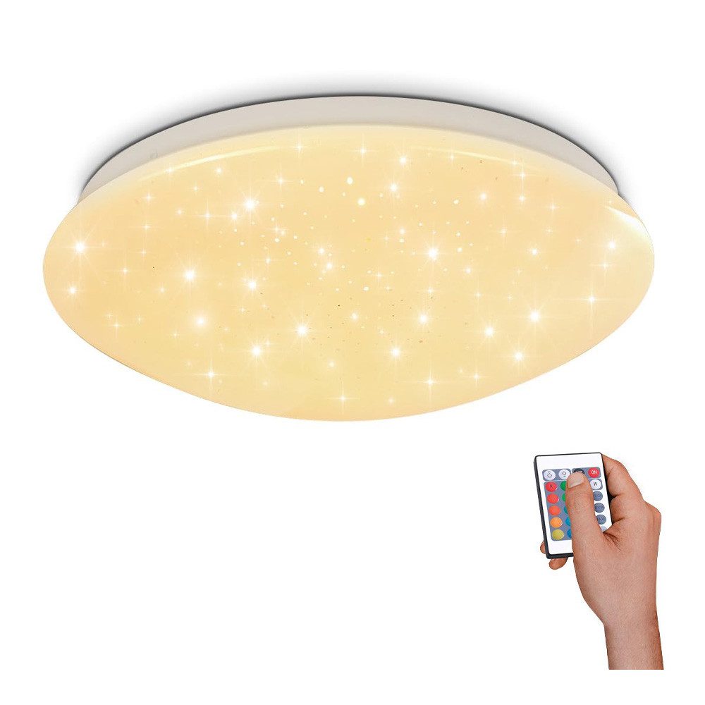 BlingBin LED Deckenleuchte Sternenhimmel-Optik, 36W Dimmbare günstig online kaufen