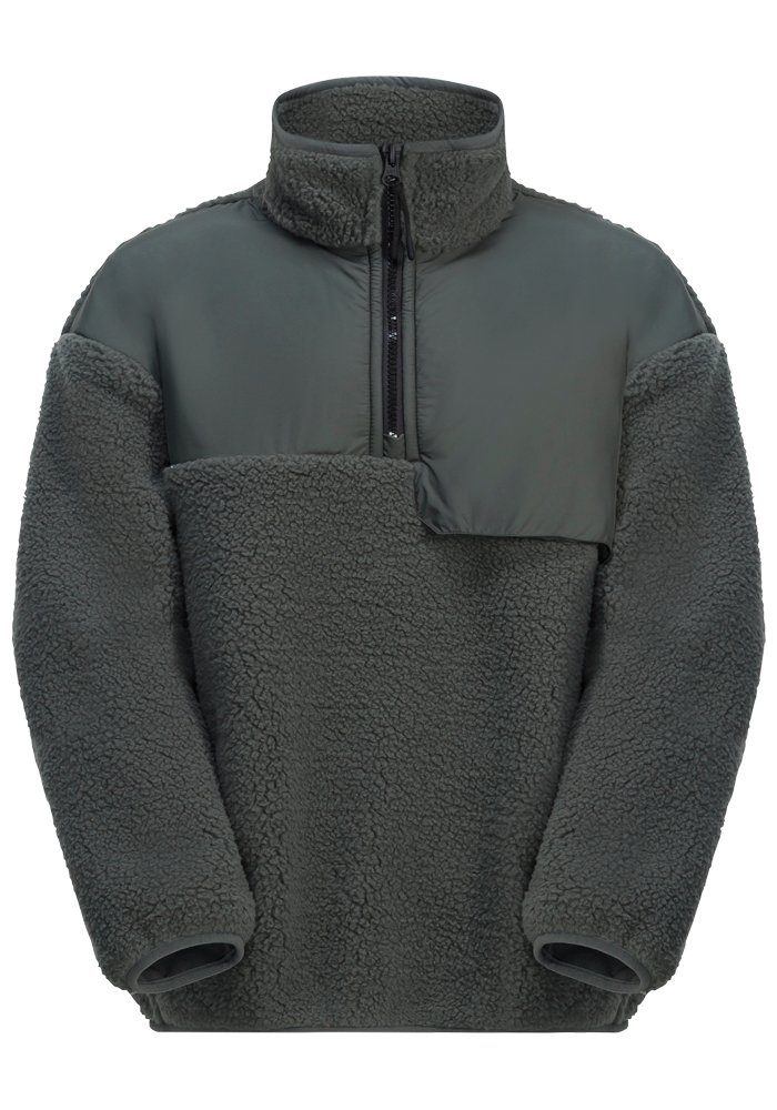 Jack Wolfskin Stehkragenpullover TEEN HALFZIP FLEECE Y slate-green