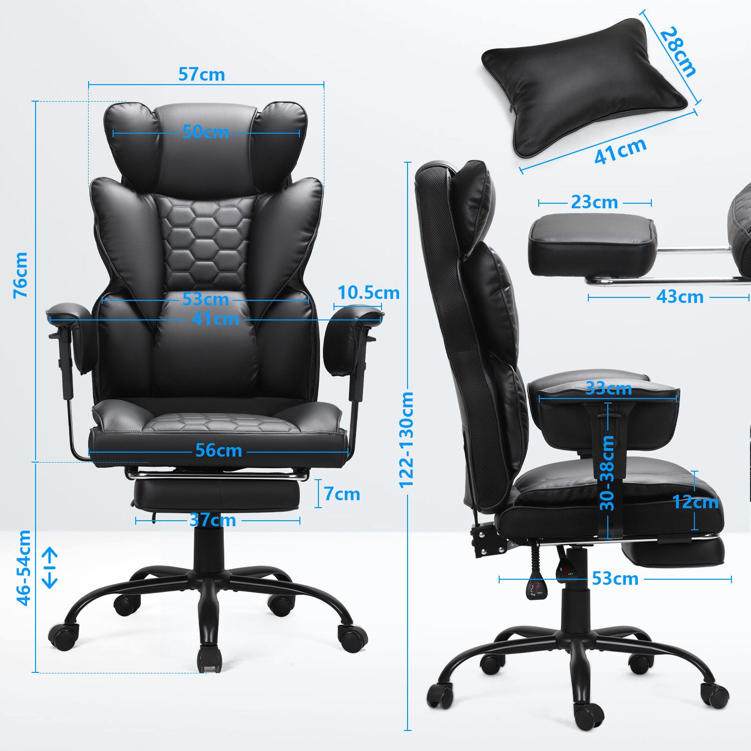 Clanmacy Gaming-Stuhl Gaming-Stuhl Bürostuhl Ergonomischer mit günstig online kaufen