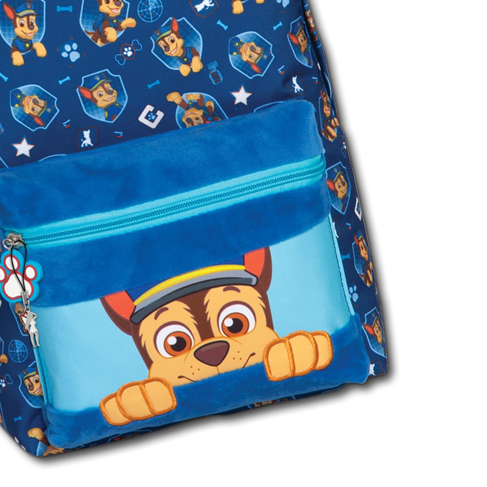 fabrizio® Rucksack Fabrizio Rucksack Kinder Chase Paw Patrol, Kinderrucksack, Freizeitrucksack Polyester, blau ca. 36cm hoch, Chase
