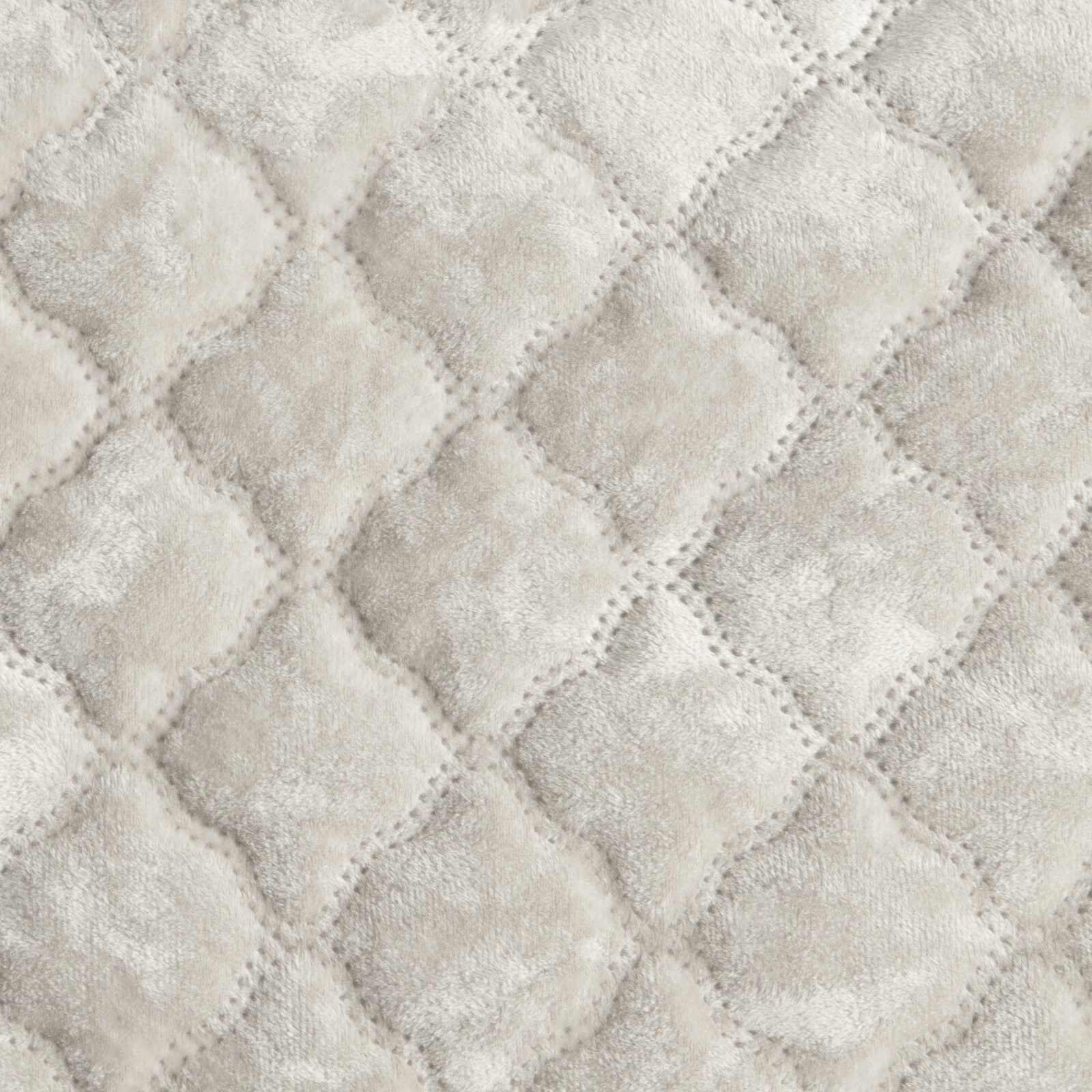 Eurofirany Tagesdecke VELVET, Steppdecke Samtdecke Karomuster Weicher Überw günstig online kaufen