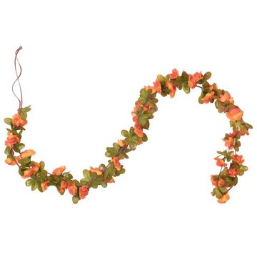 vidaXL Girlanden Künstliche Blumengirlanden 6 Stk Orange 250 cm