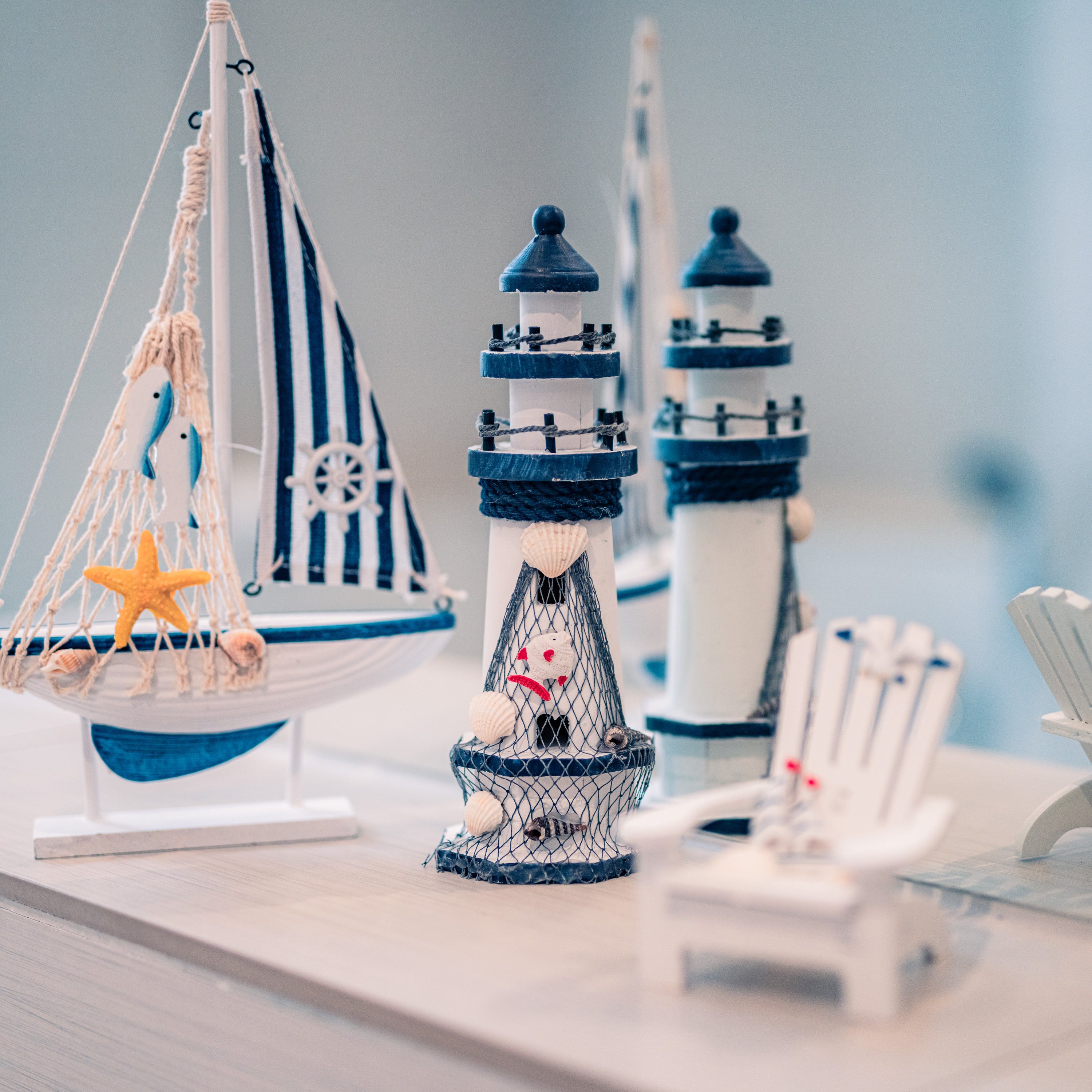 Flanacom Badaccessoires-Sets Maritime Badezimmer Deko - günstig online kaufen