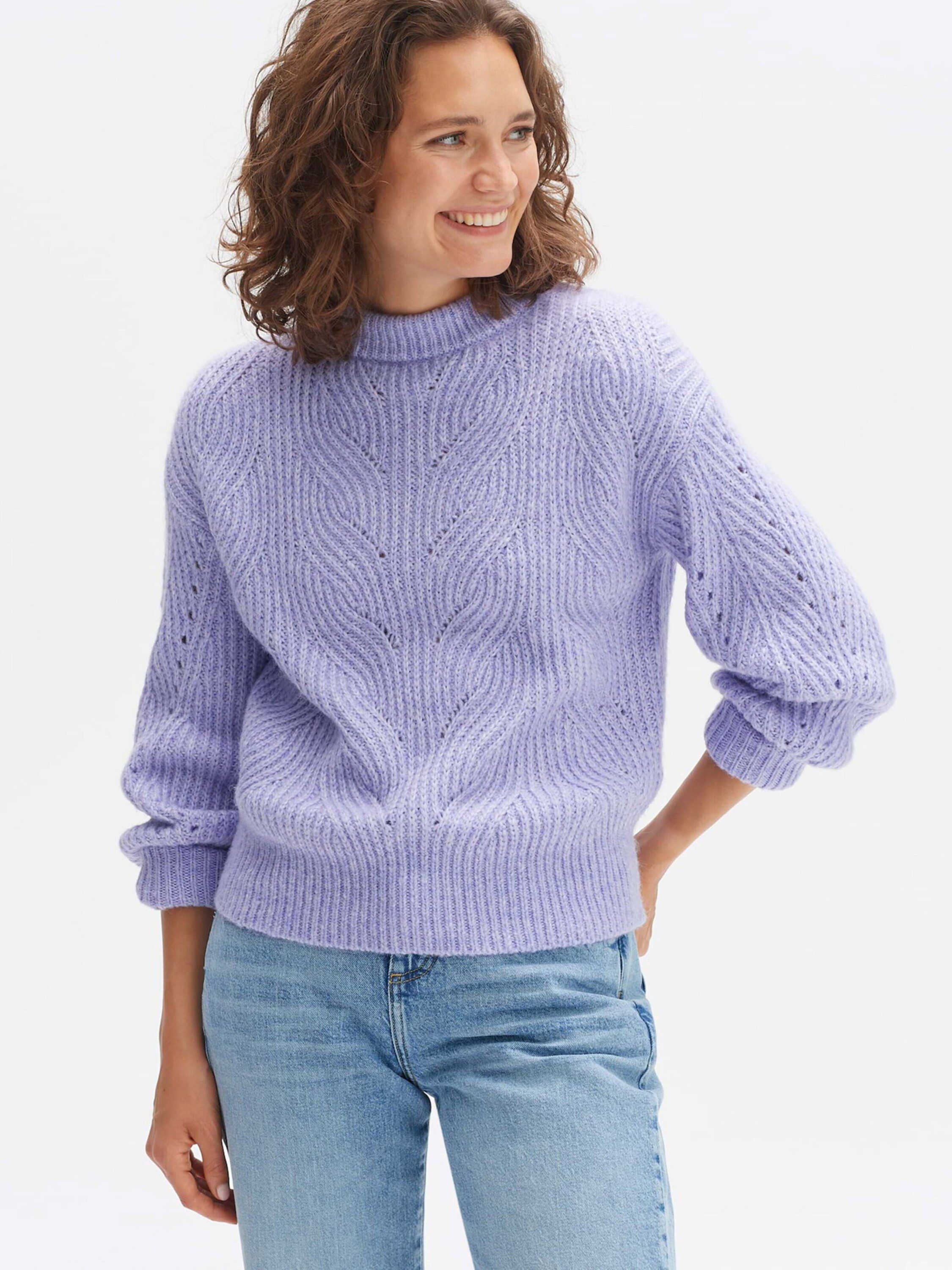 OPUS Strickpullover Pojama (1-tlg) Lochmuster