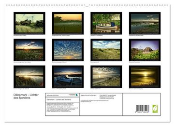 CALVENDO Wandkalender Dänemark - Lichter des Nordens (Premium, hochwertiger DIN A2 Wandkalender 2023, Kunstdruck in Hochglanz)