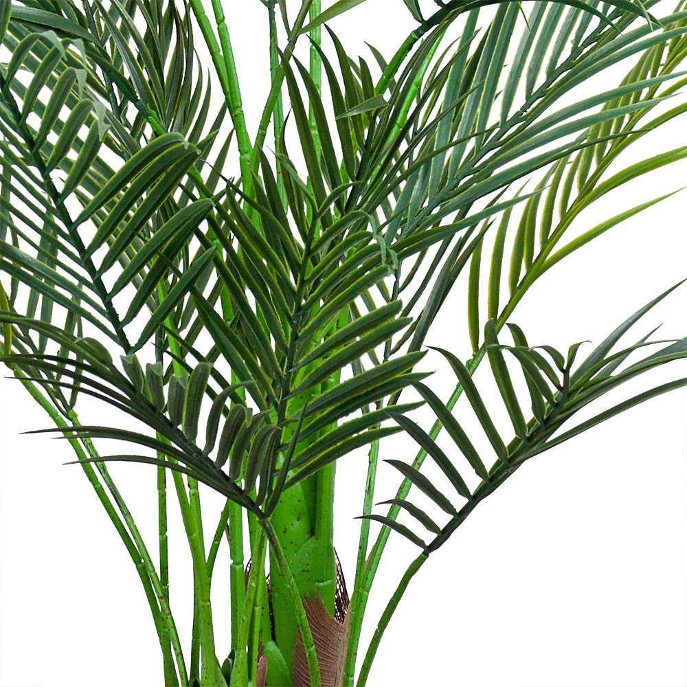 140 Arekapalme Palme cm Decovego, Künstliche Decovego Palmenbaum Pflanze Kunstpflanze Kunstpflanze