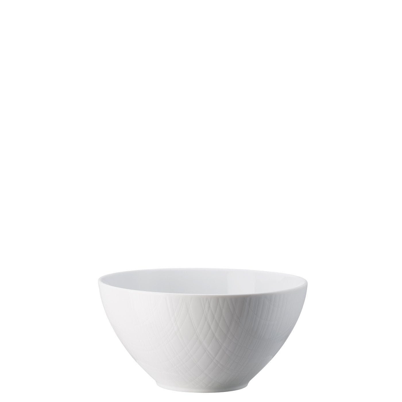 Servierschüssel Porzellan, 18 cm, Rosenthal Schale Weiß hoch Mesh (1-tlg)